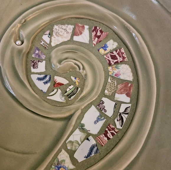 Vintage art pottery bowl